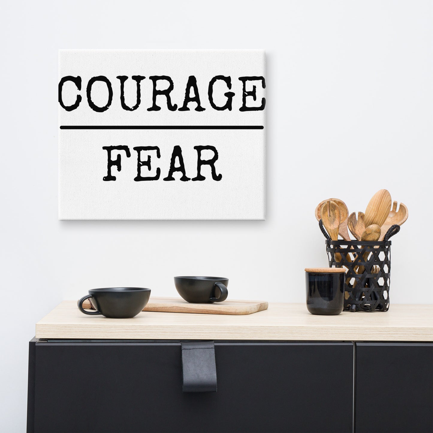 COURAGE/FEAR Canvas