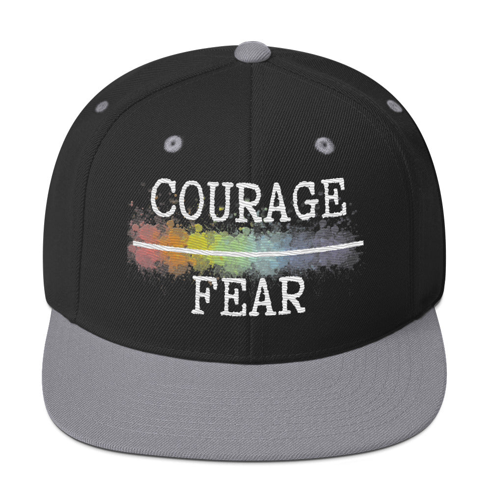 Courage/Fear Snapback Hat