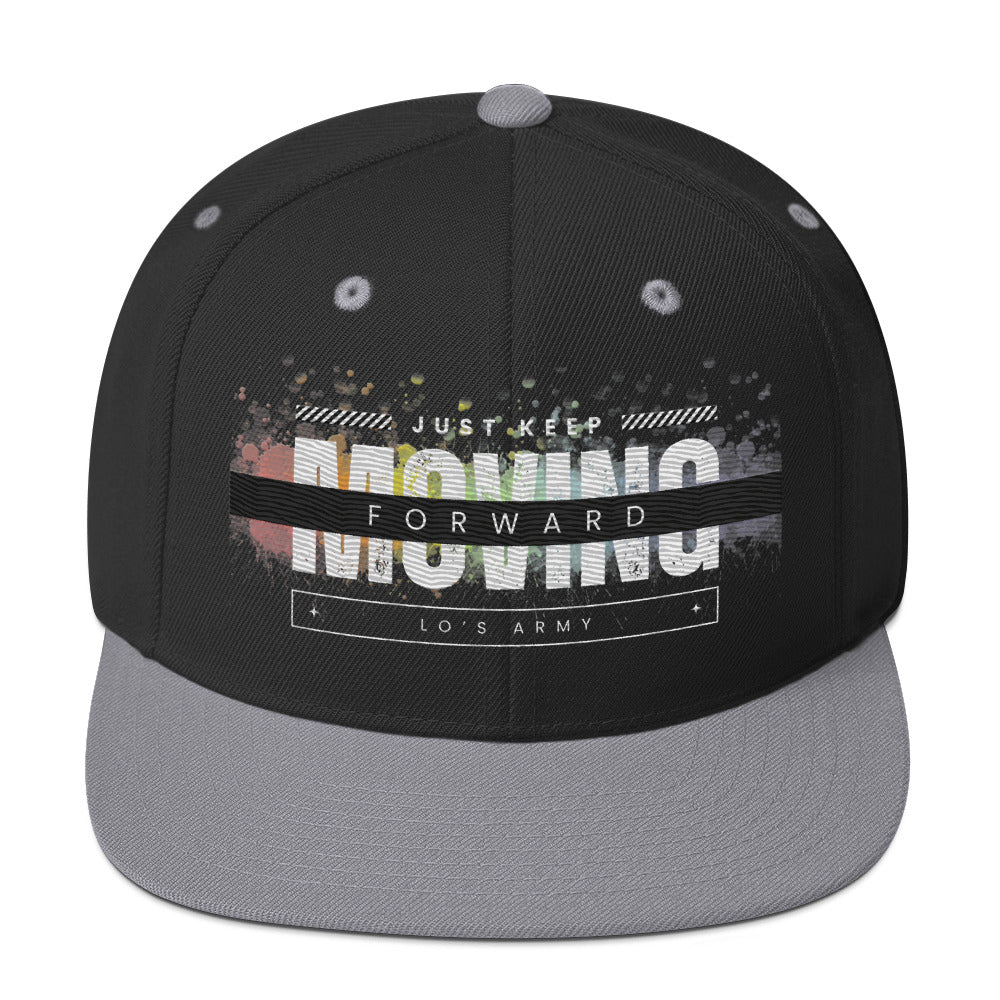 Just Keep Moving Forward Snapback Hat