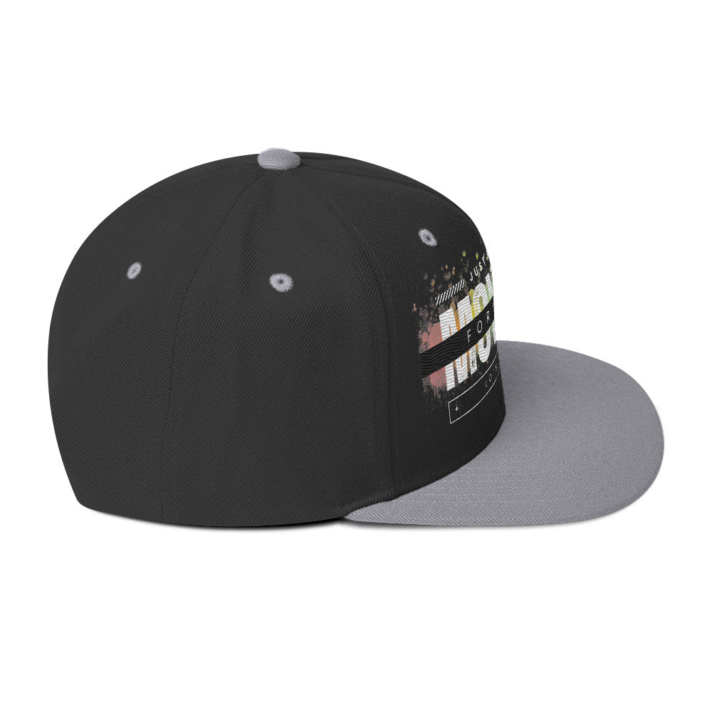 Just Keep Moving Forward Snapback Hat