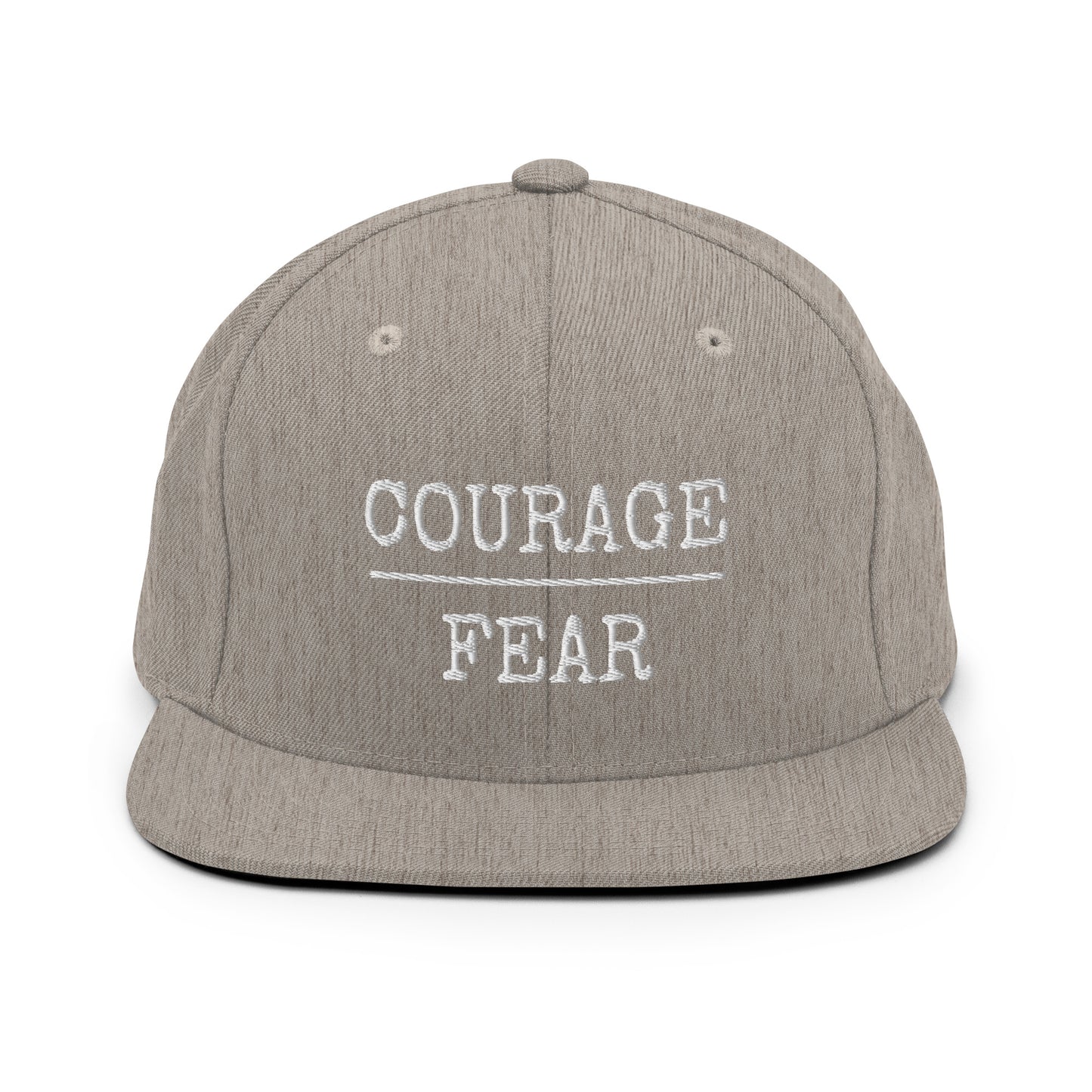 COURAGE/FEAR Snapback Hat