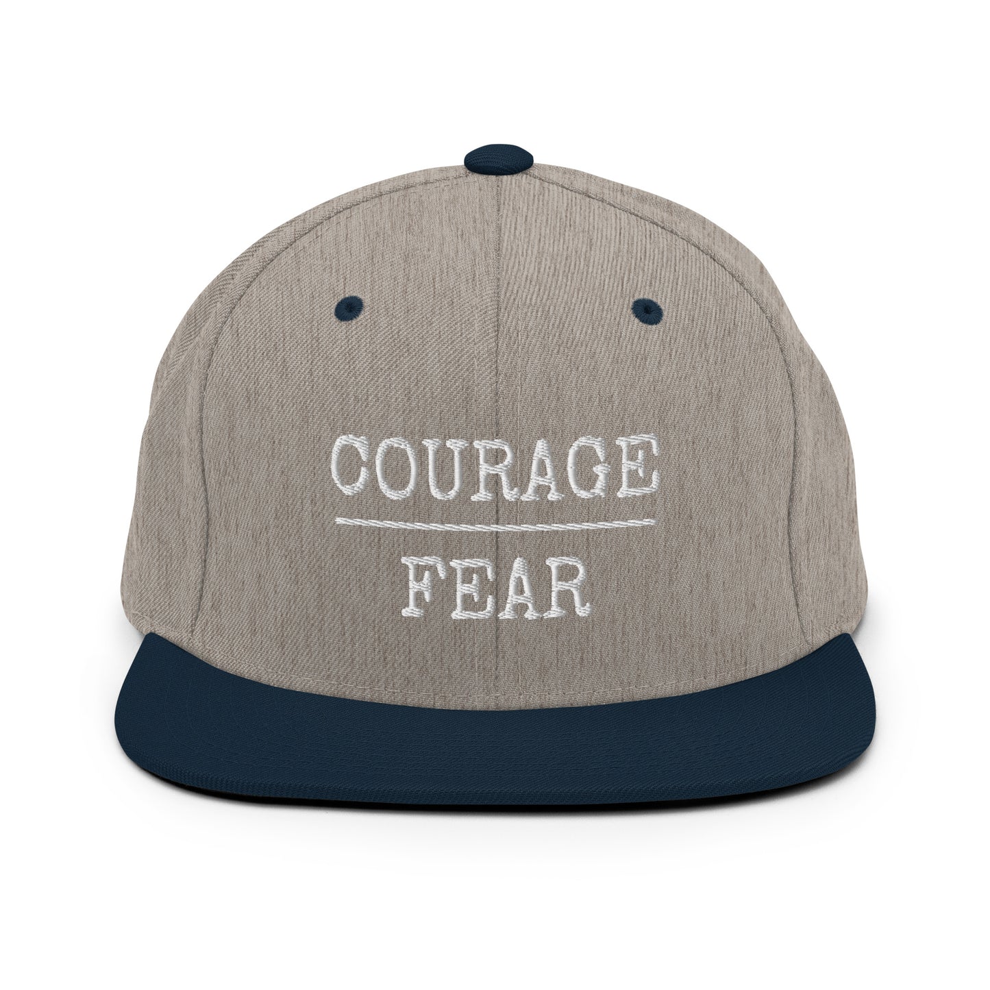 COURAGE/FEAR Snapback Hat