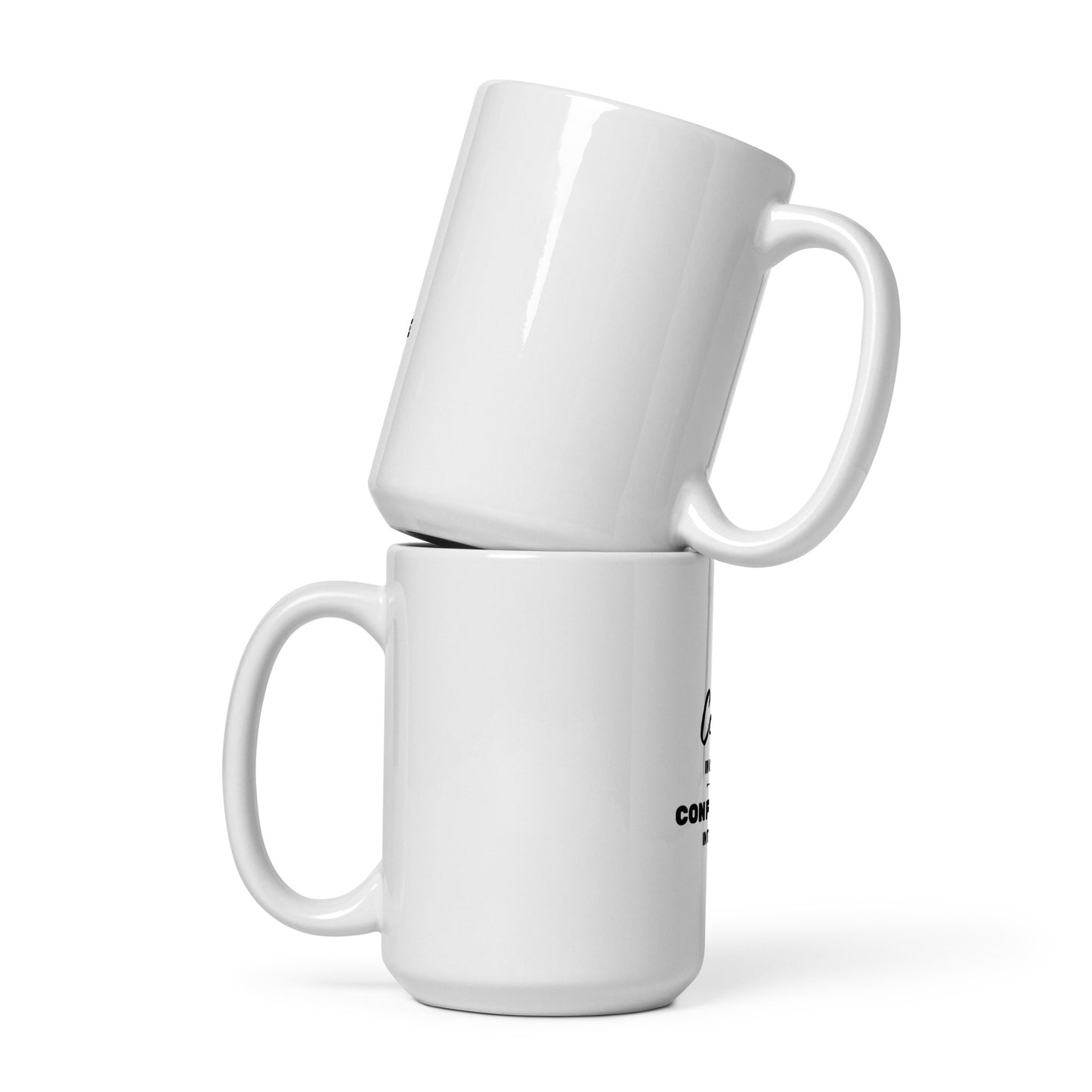 COFFEE&CONFIDENCE White Mug
